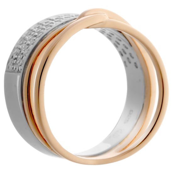 Orphelia Damen-Ring Sterling-Silber 925 – Silber/Rosé ZR-7206 - Image 3