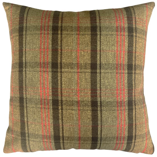 Evans Lichfield Hunter Hochlandrind Rechteckiges Tartan Federgefülltes Kissen - Image 2