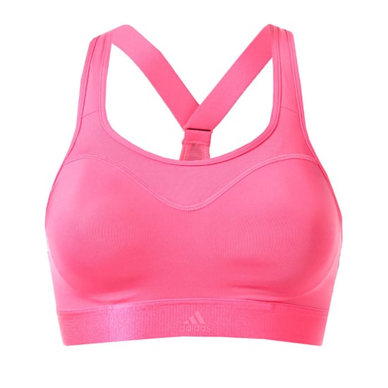 Women's adidas Stronger For It Racer Bra in Pink