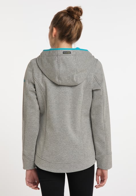 Schmuddelwedda Funktionsjacke Damen grau melange - Image 4