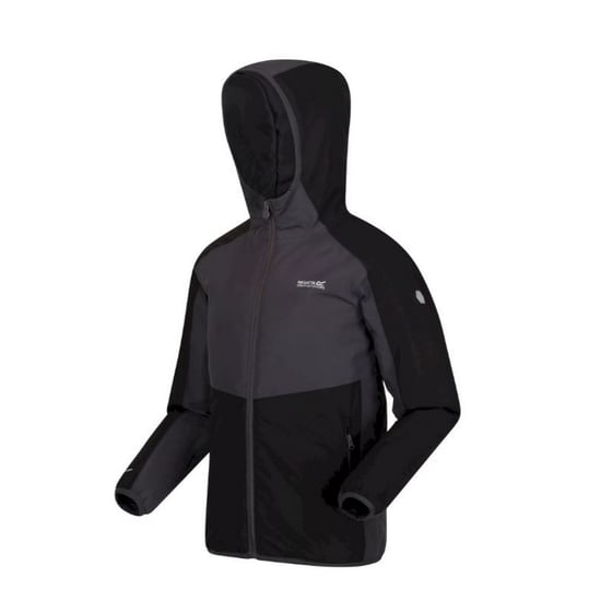 Regatta - "Volcanics VI" Jacke, wasserfest für Kinder (Schwarz/Dunkelgrau) - Image 3