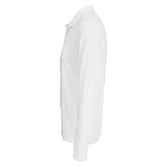 SOLS - Poloshirt für Herren/Damen Unisex Langärmlig (Weiß) - Image 3