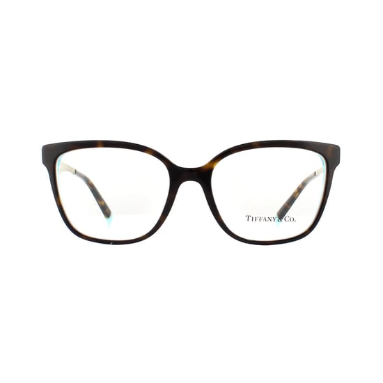 Tiffany Square Havana White Blue Womens  Glasses Frames