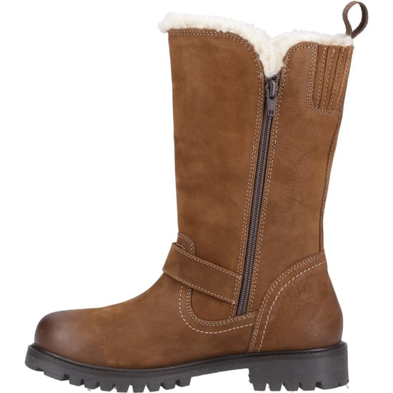 Hush Puppies Winnie Leder Damen Tan Stiefel - Image 4