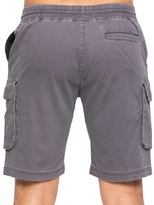 Enzo | Herren Cargo-Trainingsanzug mit Shorts Set - Grau - Image 6