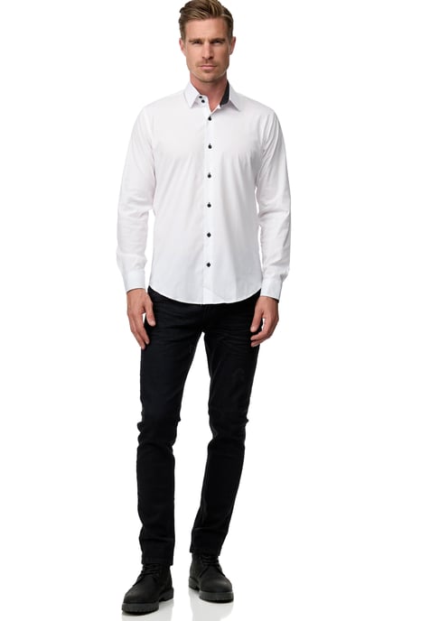 Rusty Neal Overhemd Slim Fit  Weiss - Image 6