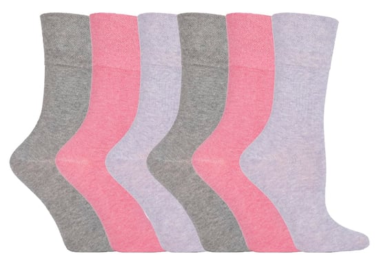 Gentle Grip - 6 Paar Damen Gentle Grip nicht elastische Socken - GG72 - Image 1