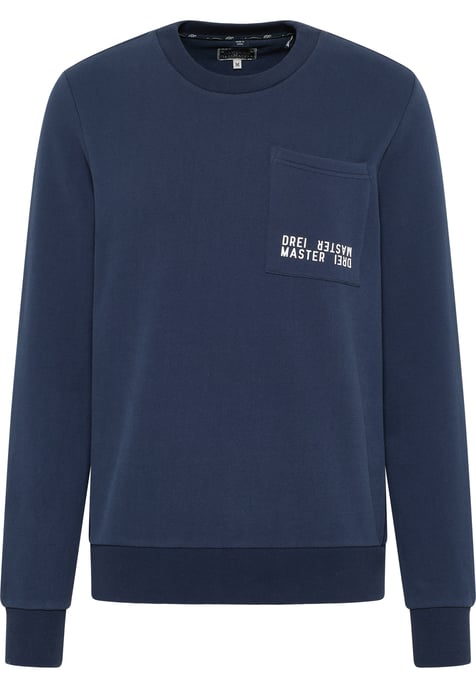 Dreimaster Sweatshirt Herren Dunkelmarine - Image 1