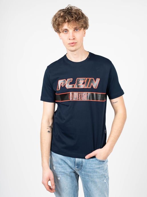Plein Sport T-Shirt Herren Blau - Image 3