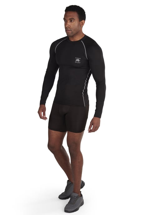 Base Compression Long Sleeve Tee - Black