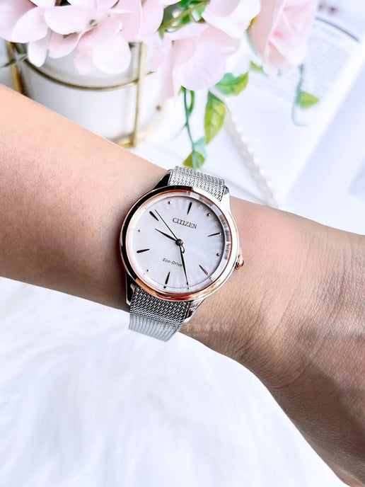 Citizen L Serie Damenuhr Silber EM1156-80X - Image 3