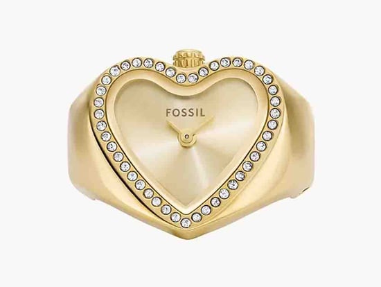 Fossil Uhr Ring Damen Gold Uhr ES5407 - Image 2