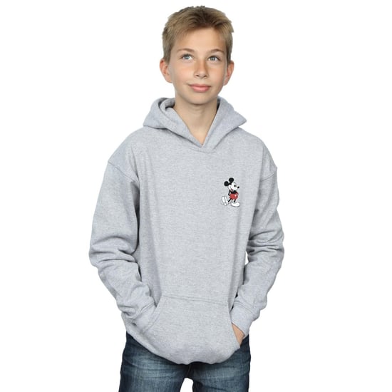 Disney Jungen Mickey Mouse Kickin Retro Chest Hoodie (Sport grau) - Image 3