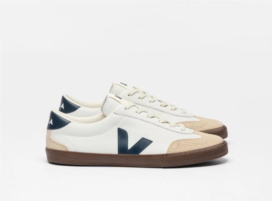 Veja Volley Leder Damen Weiße Turnschuhe - Image 2