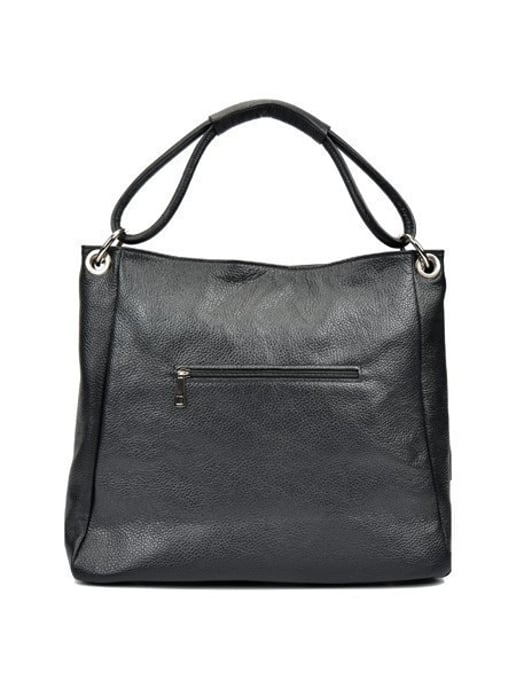 Anna Luchini SS22 AL 1071 Noir Cuir de vachette Sac - Image 2