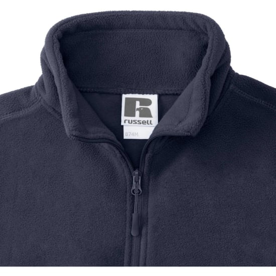 Russell Herren 1/4 Zip Outdoor Fleece Oberteil (French Navy) - Image 4