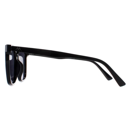 Montana Square Unisex Shiny Black Smoke Polarized MP67