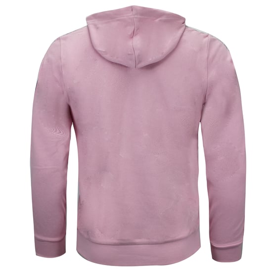 Sergio Tacchini Long Sleeve Light Pink Mens Taped Devok Hoodie