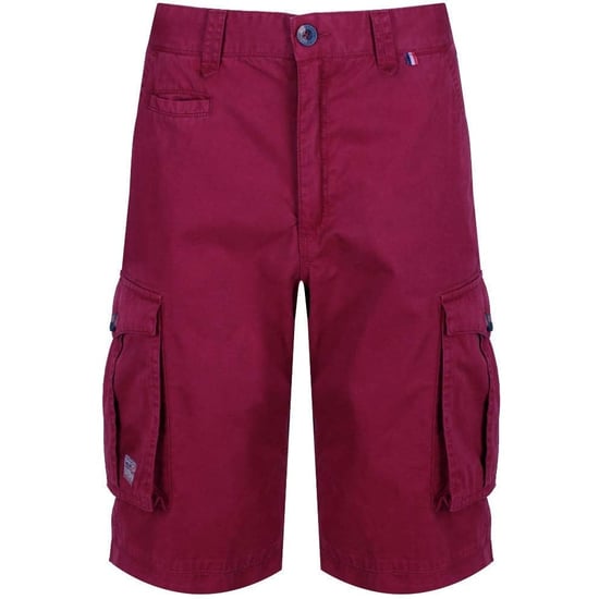 Regatta Herren Cargo-Shorts Shorebay im Vintage-Look (Dunkelrot) - Image 1