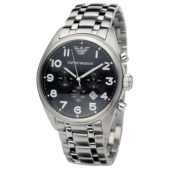Emporio Armani Herrenuhr Quartz Grau - Image 1
