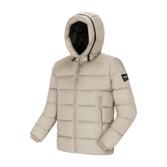 Herren Wintermantel von der Marke Ballin Est. 2013. Die Jacke ist aus hochwertigem Polyester gefertigt und hat eine normale Passform. Die Jacke verfügt über einen Auf- und Abwärts-Reißverschluss, einfach für Fahrrad, Moped oder Roller.  Marke: Ballin Est. - Image 1