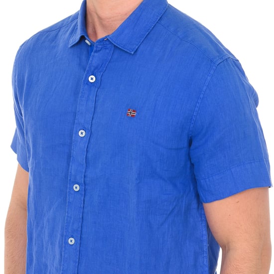 Short sleeve shirt with lapel collar NP000IF1 man