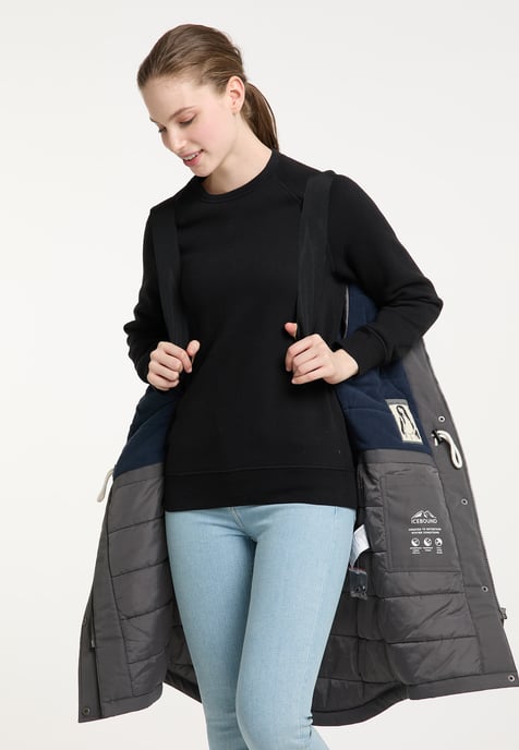 ICEBOUND Winterparka Damen steingrau - Image 5