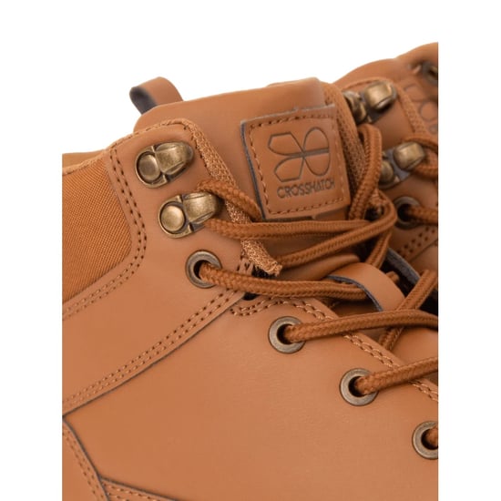 Crosshatch - Herren Sneaker "Staiger", Leder (Braun) - Image 3
