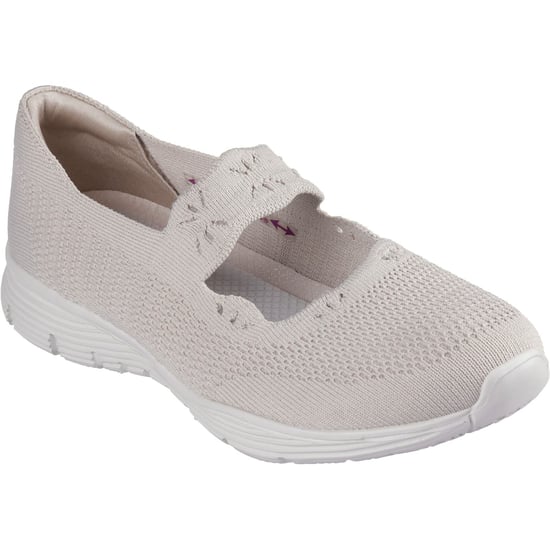 Skechers Seager Cute N' Coy Textile Damen Natur Sneakers - Image 1