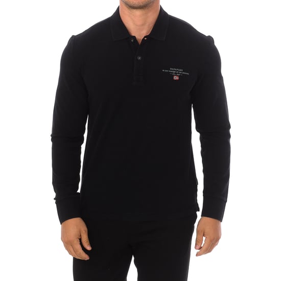 Elbas Long Sleeve Polo with lapel collar NP0A4GJV man