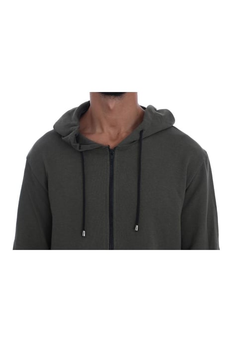 Daniele Alessandrini Herren Grüner Zip-Hoodie aus Baumwolle - Image 4