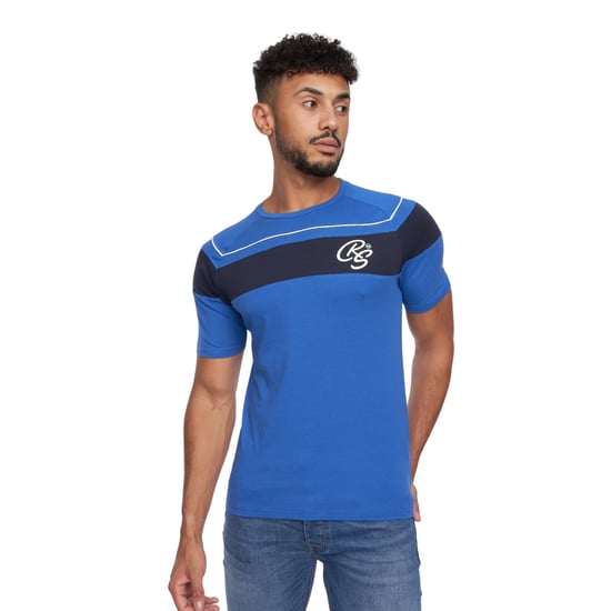 Crosshatch - "Craftore" T-Shirt für Herren (Blau) - Image 1