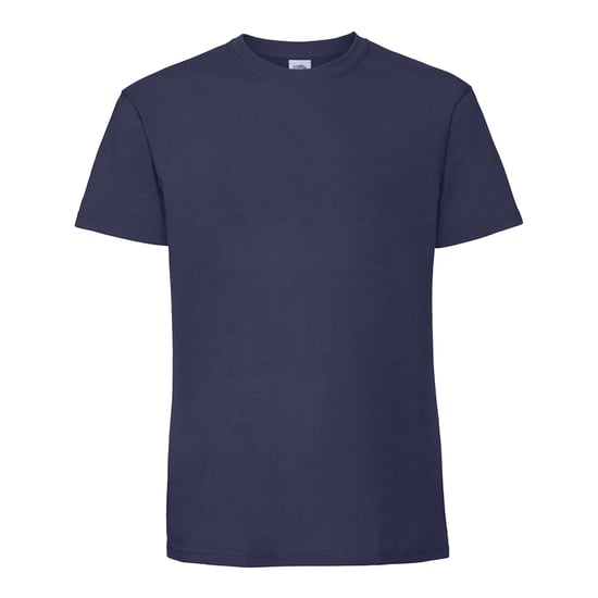 Fruit of the Loom Herren Iconic Premium Ringspun Baumwolle T-Shirt (Marineblau) - Image 1