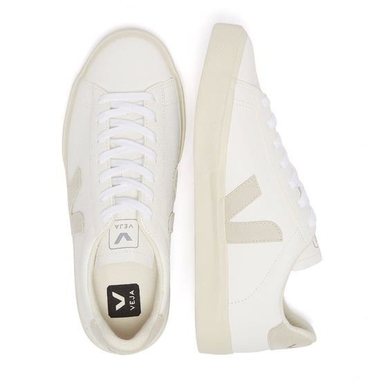 Veja Campo Womens Turnschuhe - (Weiß / Grau) - Image 6