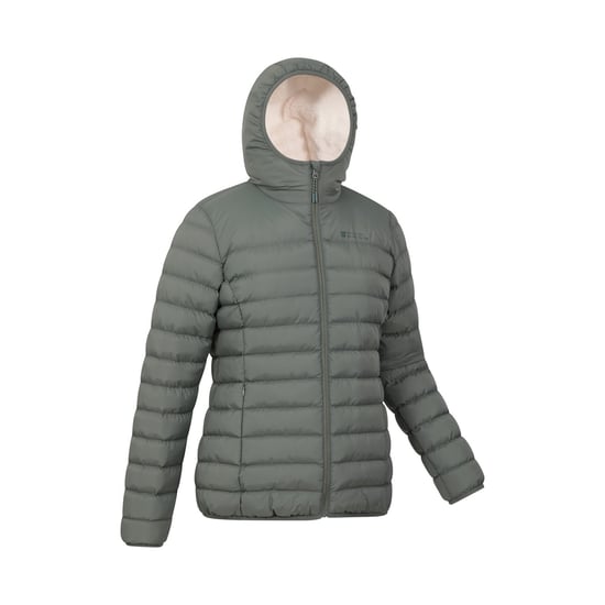 Mountain Warehouse Damen/Damen Kunstfell gefütterte wattierte Jacke (Khaki Grün) - Image 4