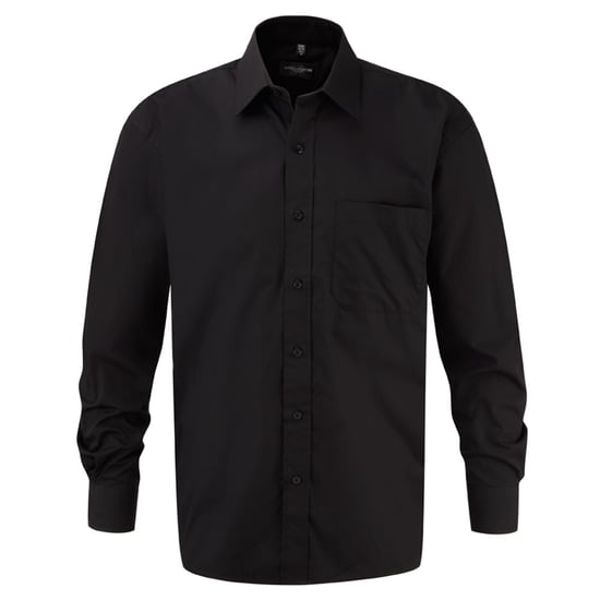 Russell Collection - Hemd Pflegeleicht für Herren (Schwarz) - Image 1