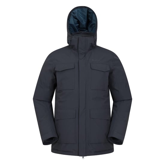 Mountain Warehouse Mens Concord Extreme Down Long Length Jacket (Blau) - Image 1