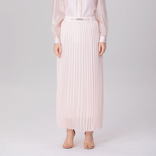 Organza-Falten-Midirock - Image 1
