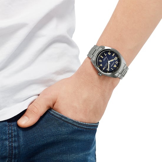 Citizen Silber Herren Armbanduhr BM8560-88LC - Image 3