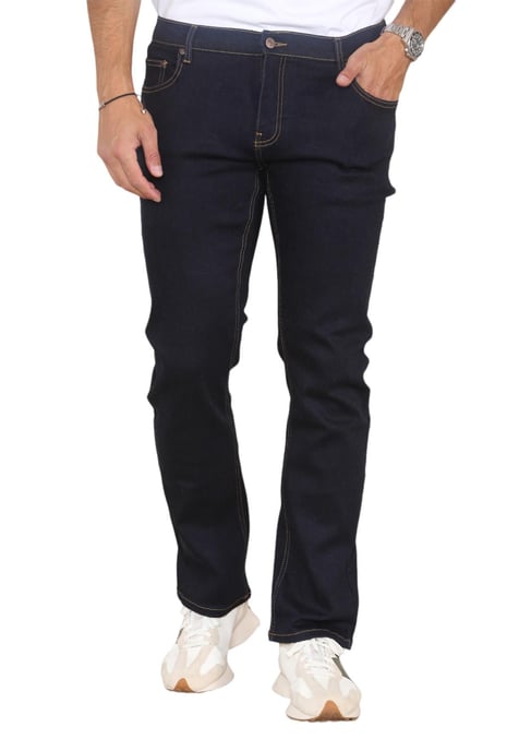 MYT Herren-Jeans mit geradem Bein, Hyper-Stretch-Denim in Indigo - Image 1