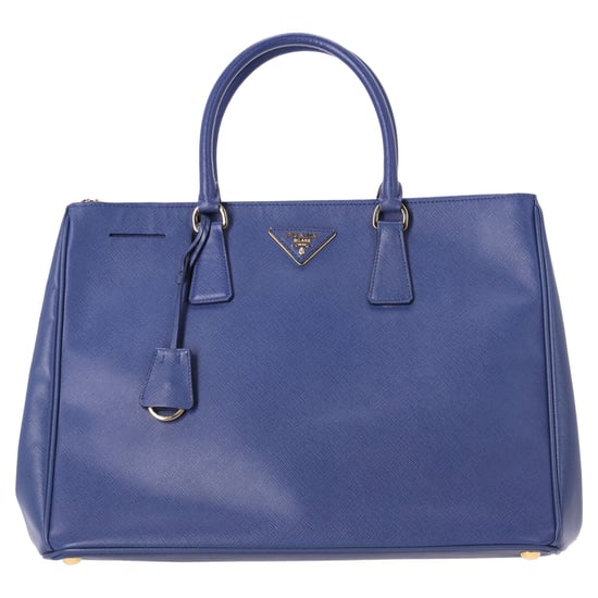 Prada Große Galleria Handtasche aus blauer Saffiano-Leder - Image 1