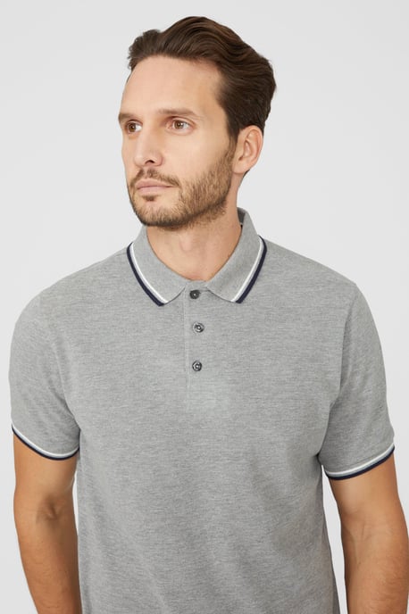 Pique Tipped Polo - Image 3