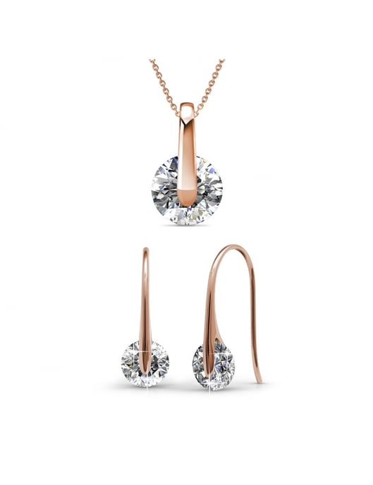 Set Classy : Rose Gold und Kristall - Image 1