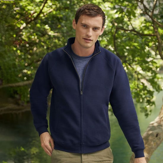 Fruit Of The Loom Herren Premium 70/30 Sweatjacke / Sweatshirt-Jacke / Sweatshirt mit Reißverschluss (Marineblau) - Image 2