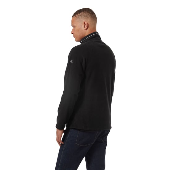 Craghoppers Mens Corey VI Half Zip Fleece Top (Black)