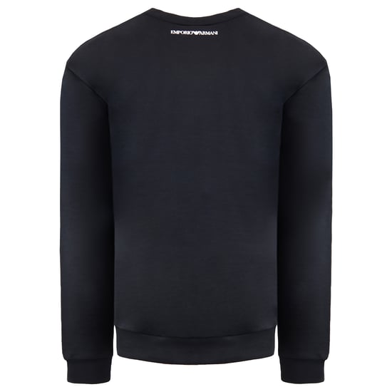 Emporio Armani Herren gewaschener schwarzer Pullover - Image 2