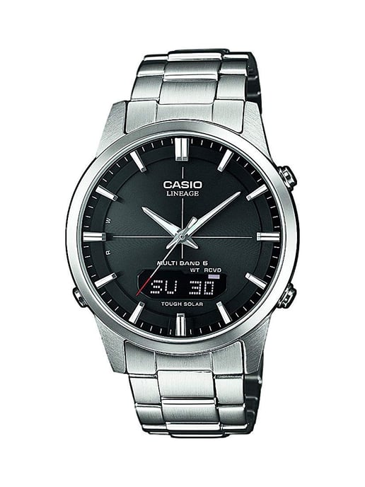 Casio Funkgesteuerten Herren Silber Uhr LCW-M170D-1AER - Image 1