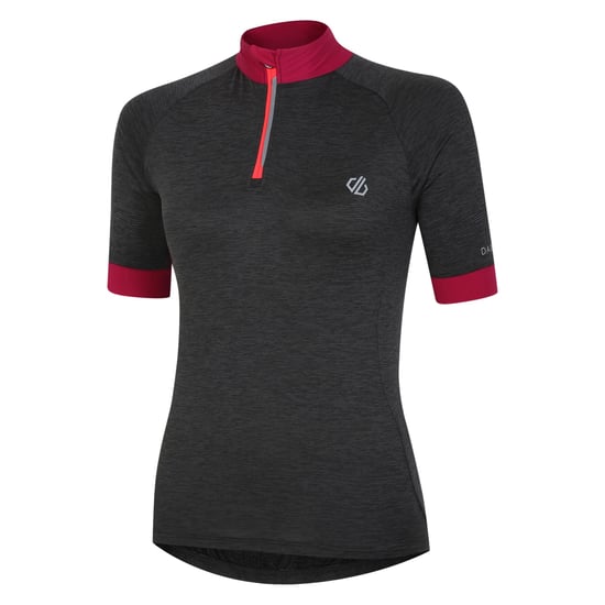 Dare 2B Womens/Ladies Pedal Through It II Jersey (Black Marl)