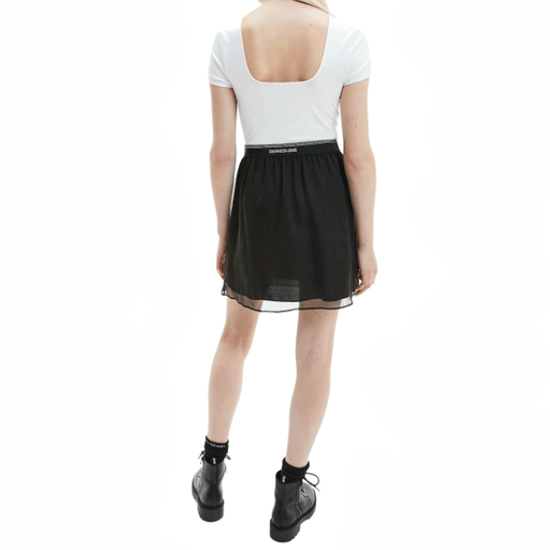 Robe Calvin Klein Damen Klassisch Gold - Image 3