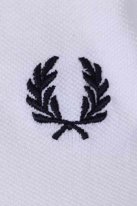 Polo M3 Made In England Fred Perry Pour Homme en Blanc - Image 3